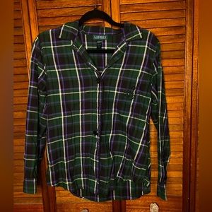 LAUREN Ralph Lauren long sleeve button down flannel